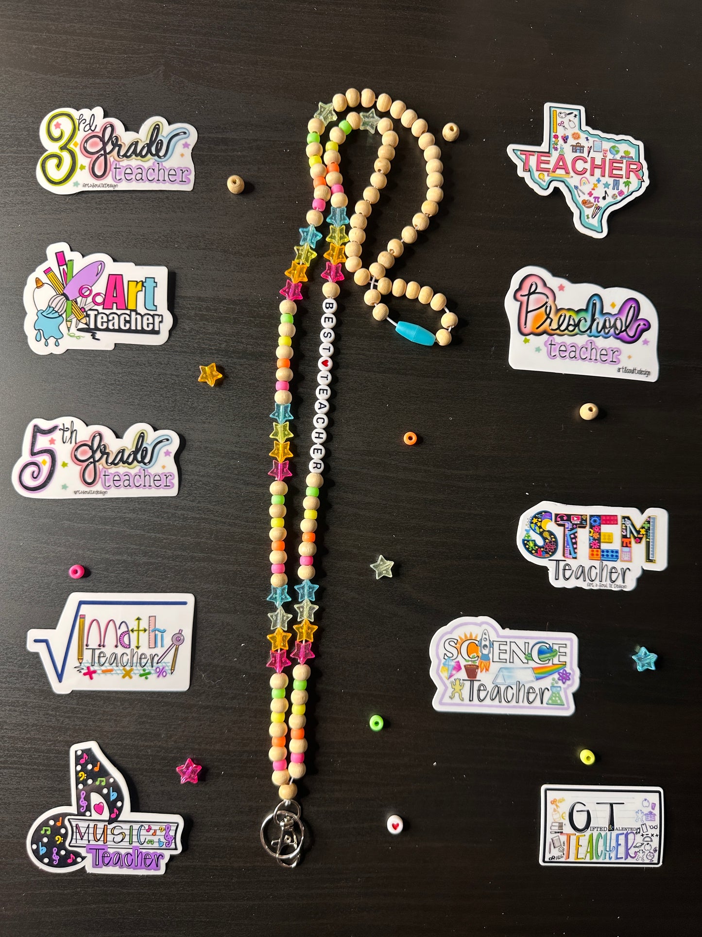 Best Teacher Lanyard