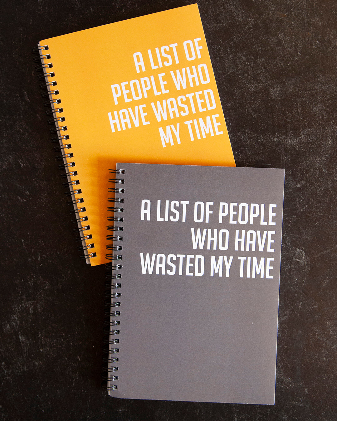 Snarky Notebook- A LIST OF PEOPLE WHO HAVE WASTED MY TIME