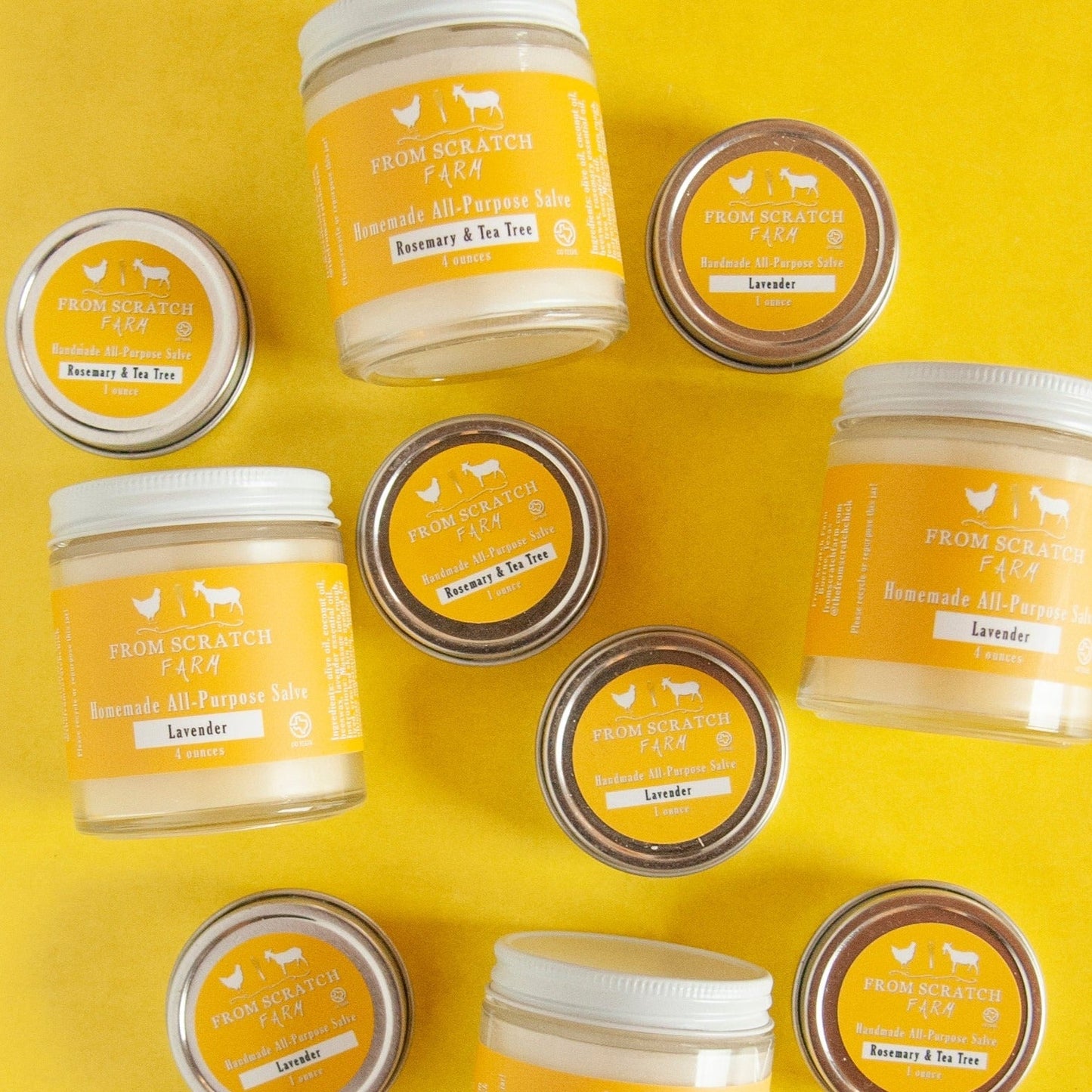 Wholesale All-Purpose Salves- MSRP $9 each and $24 each