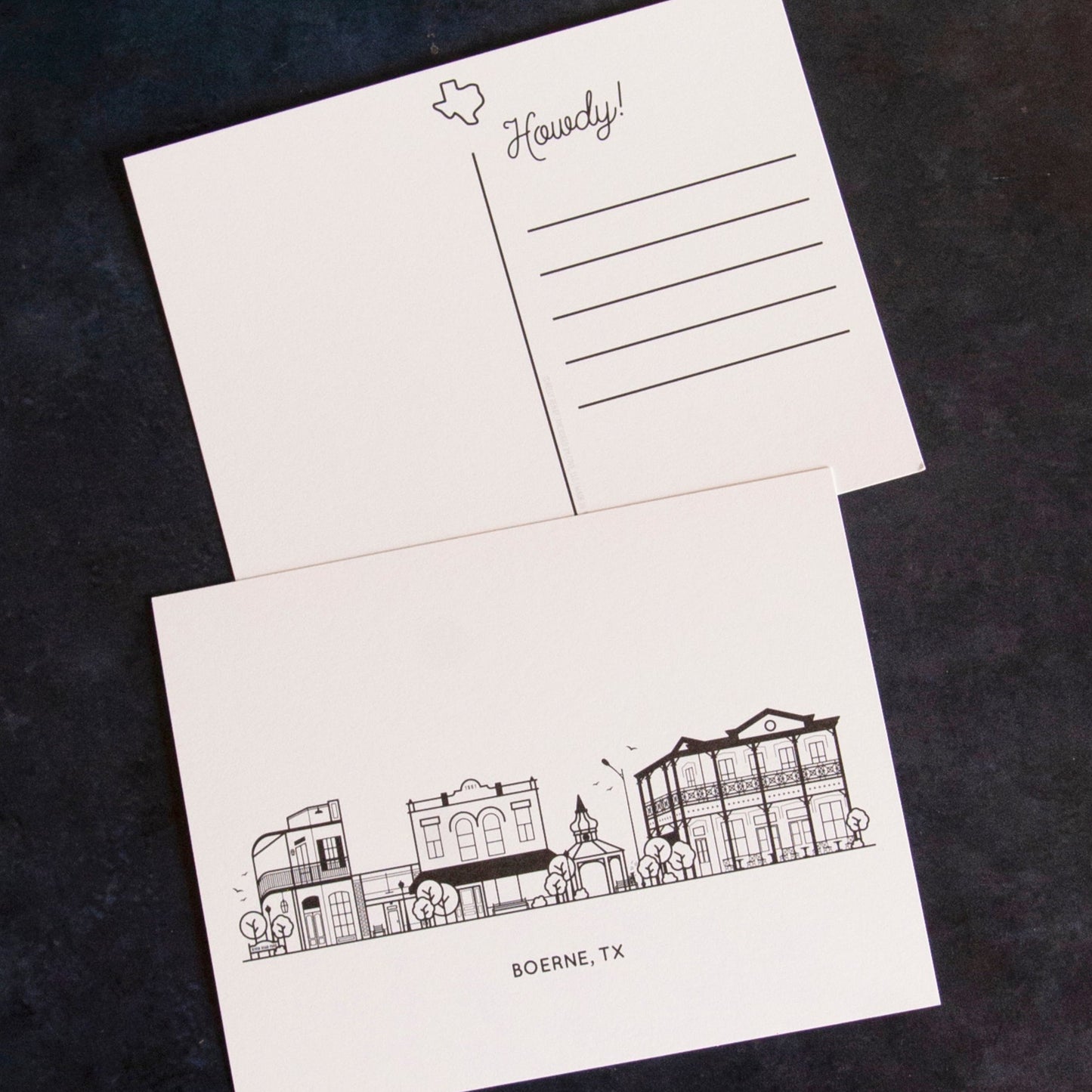Postcards- Boerne skyline