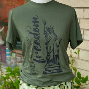 T-Shirt- Raise a Glass to Freedom