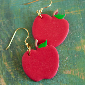Earrings- Apples