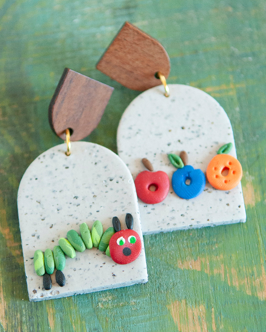 Earrings- Hungry Caterpillar