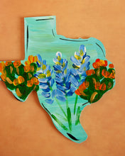 Texas wildflower wall decor