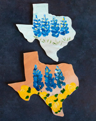 Texas wildflower wall decor