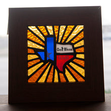 God Bless Texas small framed