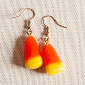 Candy Corn Earrings