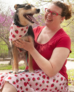 Womens Skirt- Strawberries