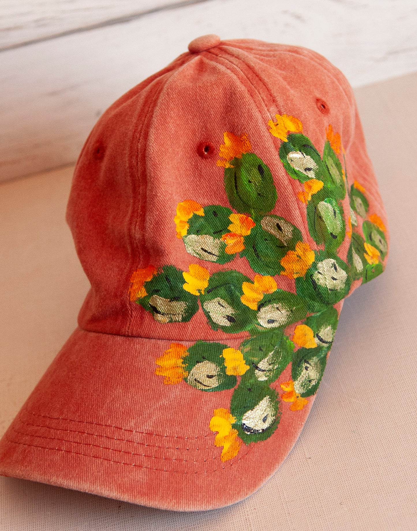 Caps- wildflowers and cacti
