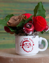 Sola wood flowers in small Cup