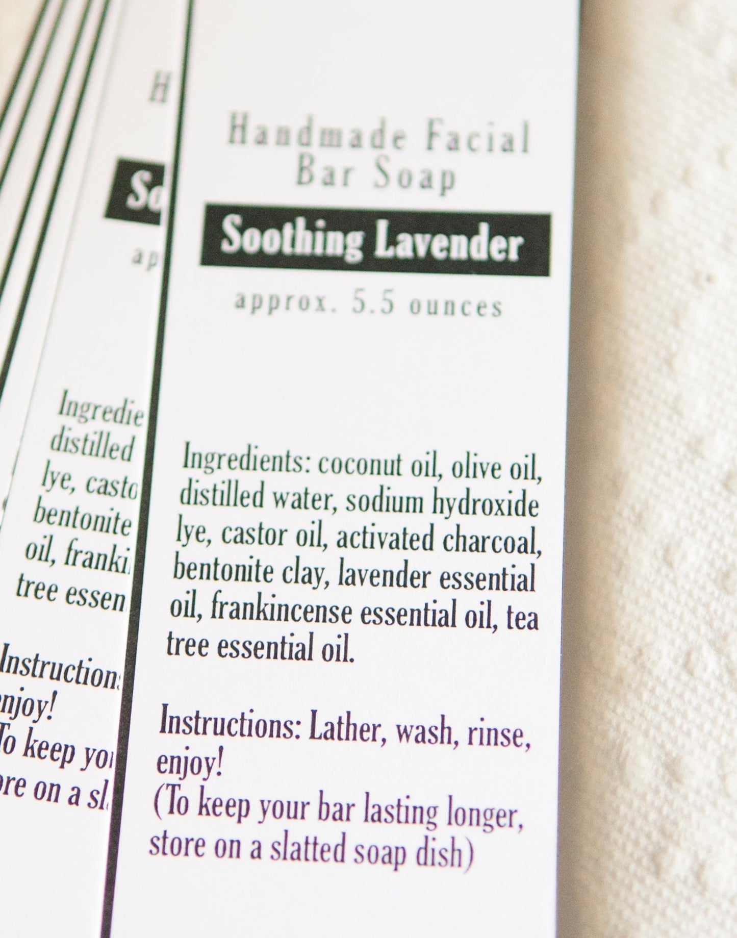 Wholesale Facial Bar Soaps- MSRP $11 each