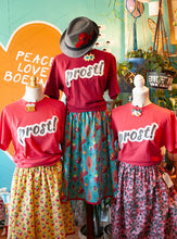 Women's Skirt- Flaming Hearts