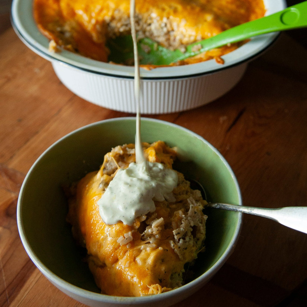 Rice Casserole- Sour Cream Enchilada