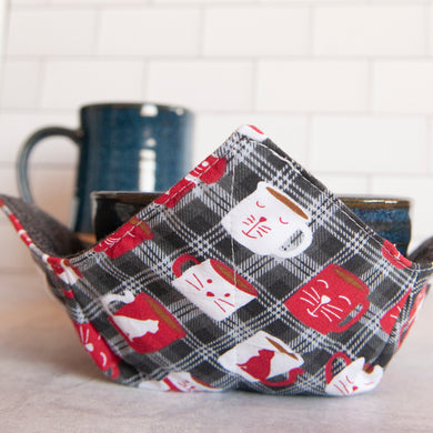 Bowl Cozies - Cat Mugs