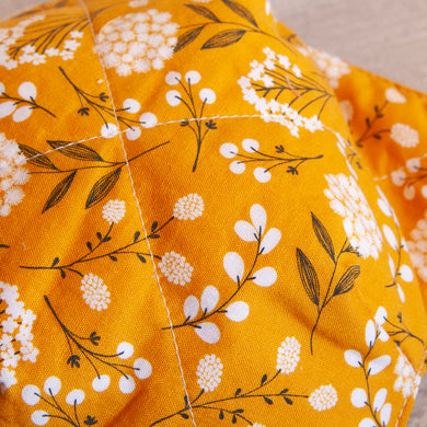 Bowl Cozies - Wildflower (Yellow Print)