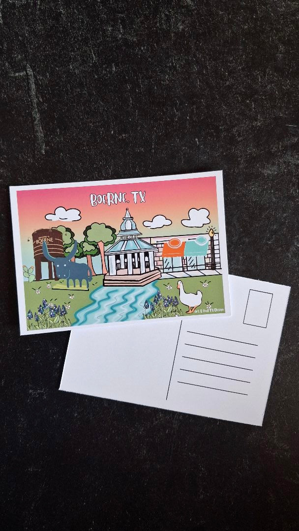 Mini Postcard - Welcome to Boerne