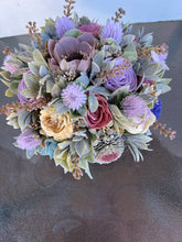 Large hand painted Sola Wood flowers in reclaimed bowl