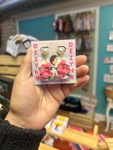 Earrings- Floral Teardrops