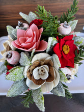 Sola Wood Flower arrangement in mug with trees