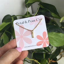 Initial Charm Necklace (Gold)
