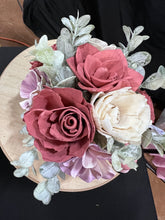 Sola wood flowers in pink swan container