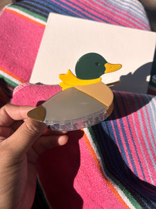 Hair Clips- duck