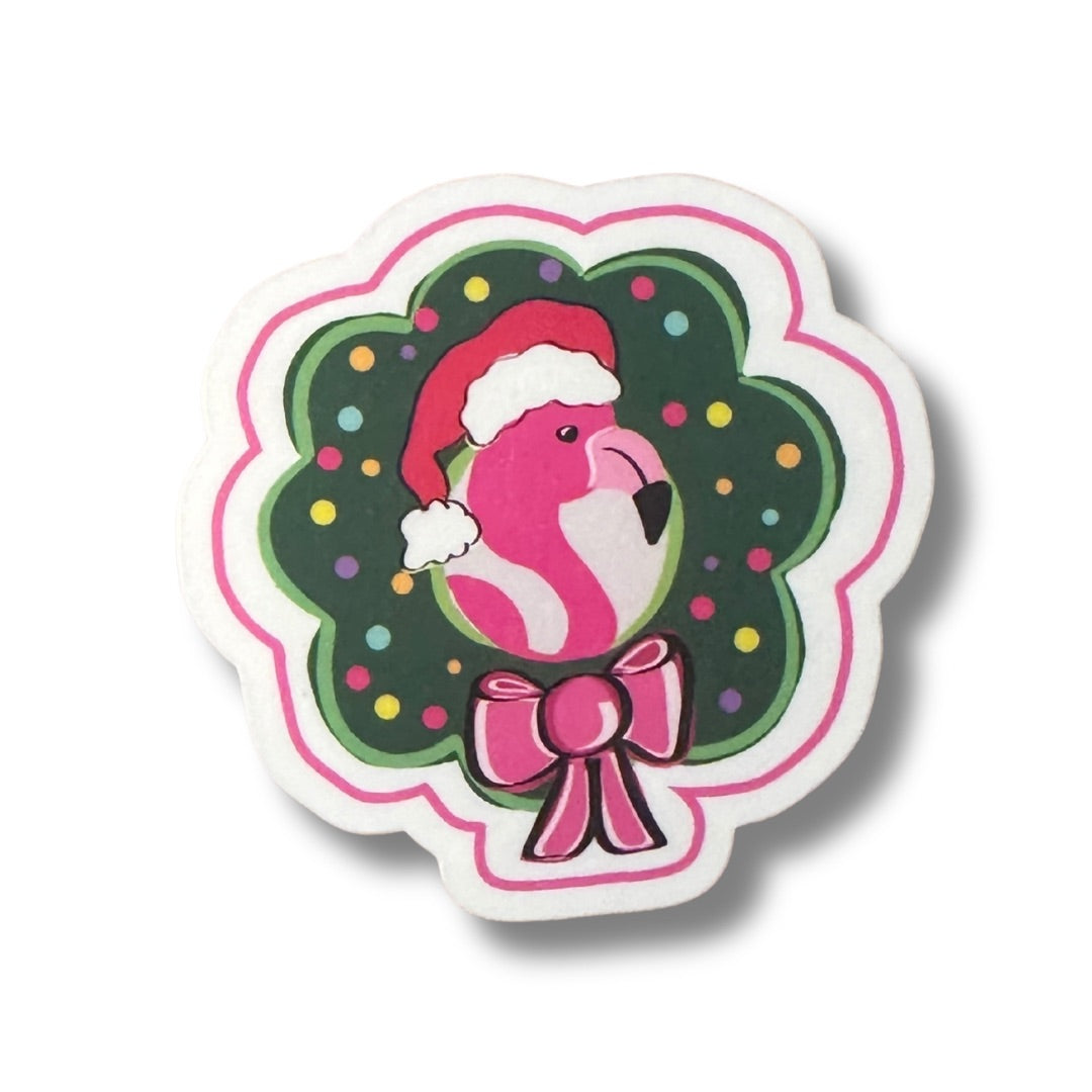 Sticker - Christmas Flamingo