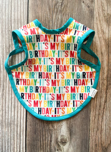 Bib Apron- Birthday! - 2 sizes