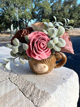 Sola wood flowers in small Cup