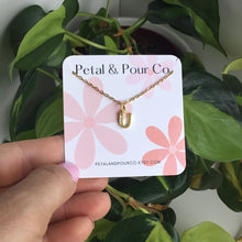 Initial Charm Necklace (Gold)