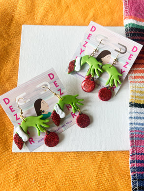 The Grinch earrings