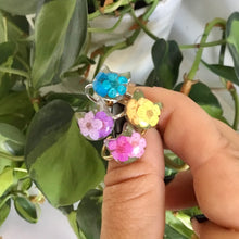 Real Flower Cat Ring