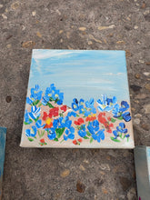 Mini Canvas Paintings- Texas wildflowers