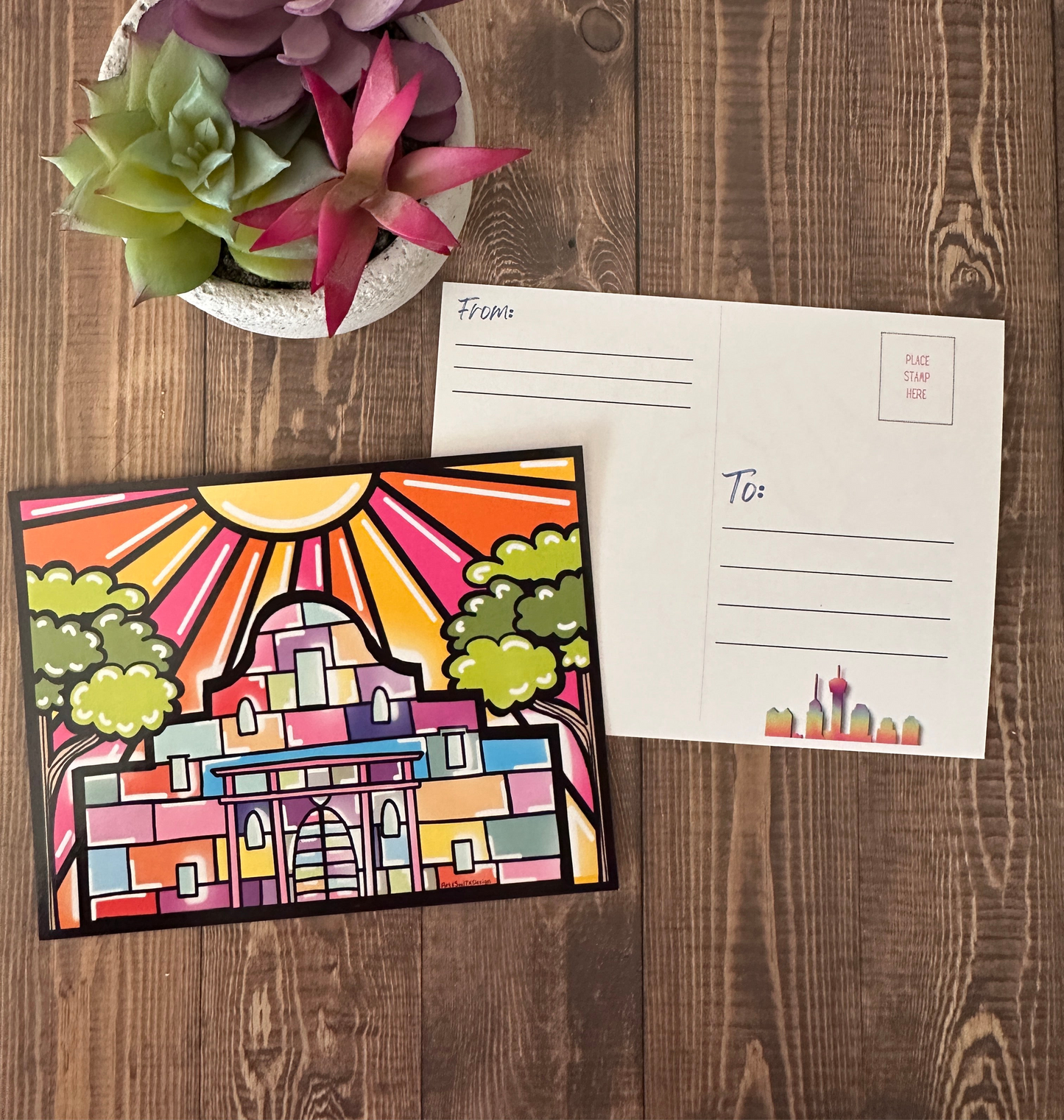 Postcards - The Alamo