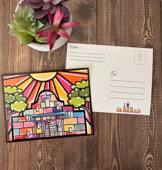 Postcards - The Alamo
