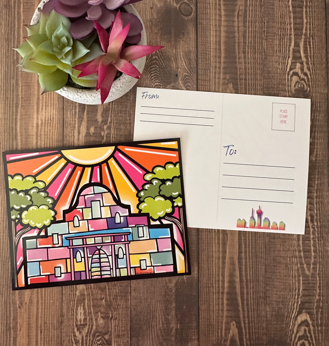 Postcards - The Alamo