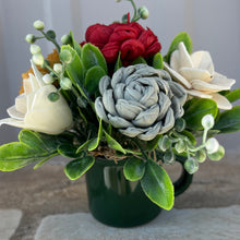 Sola wood flowers in small Cup