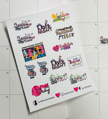 Planner Stickers- Boerne Events