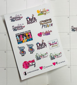 Boerne Event Planner Stickers