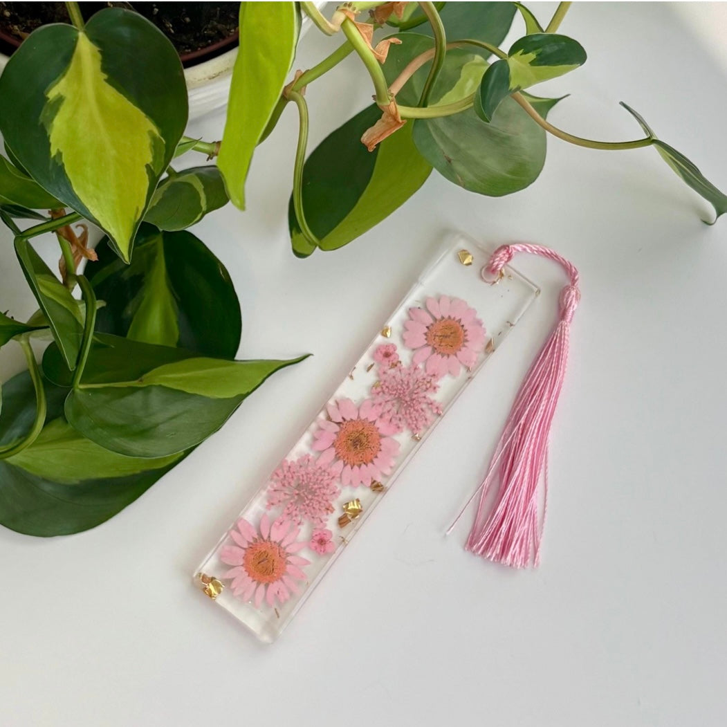 Real Flower Bookmark