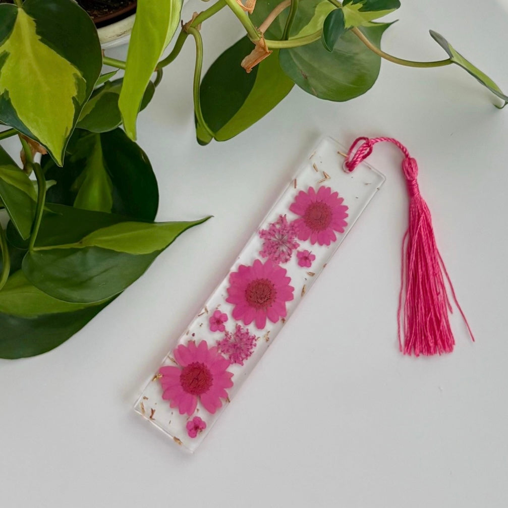 Real Flower Bookmark