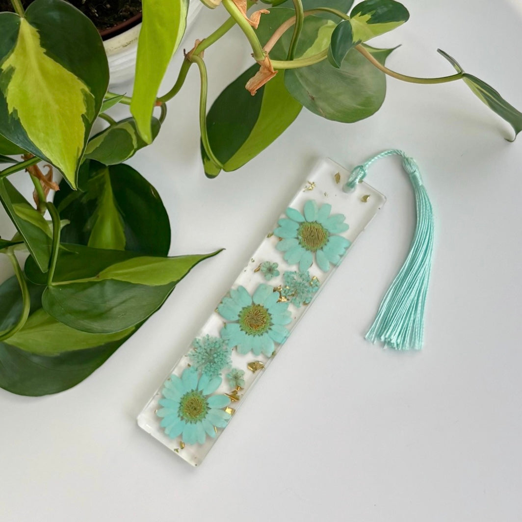 Real Flower Bookmark