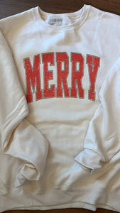 Adult Sweatshirts- Merry