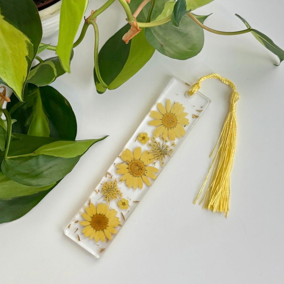 Real Flower Bookmark
