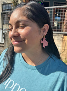 Earrings- Floral Texas in Mauve