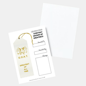 Goat Ribbons Award Ribbon- G.O.A.T. Greatest Of All Time – Handmade on Main