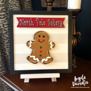 MINI {for tabletop frame & porch leaner} Gingerbread Attachment