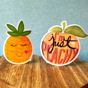 Summer Fruit Waterproof & UV-Resistant Stickers