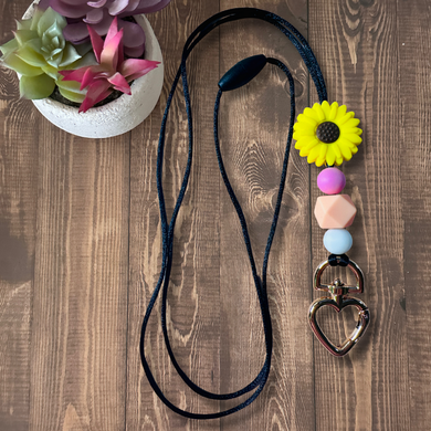 Lanyard - Yellow Daisy