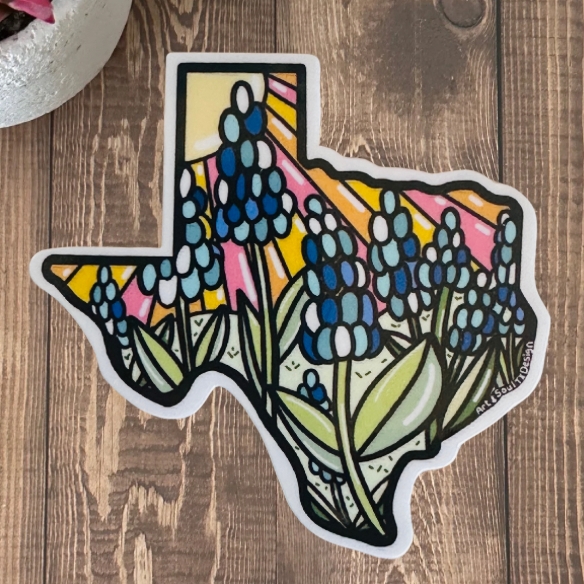 Stickers - TX Bluebonnets